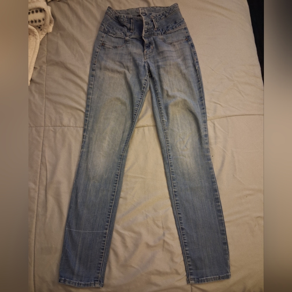 Refuge Light Blue Skinny Jeans